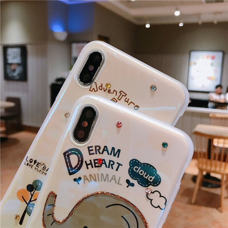 Compatible with Apple , Shatter-resistant Cartoon Giraffe Cute Elephant Phone Case - Image 3