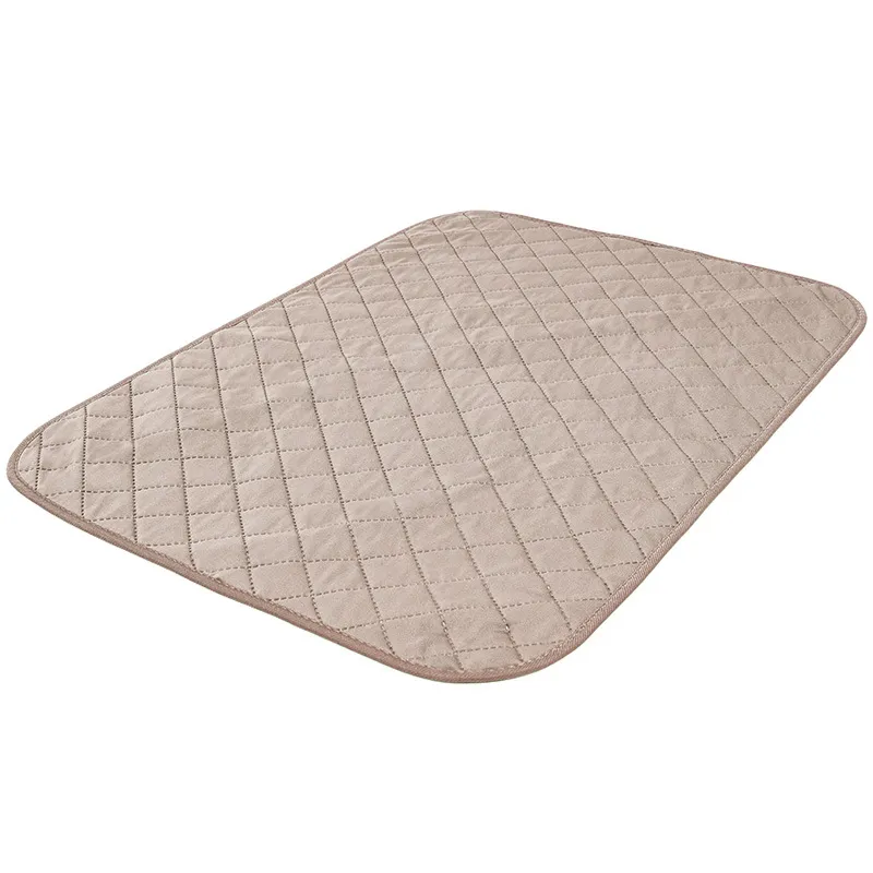 Natural Bamboo Fiber Pet Fixed-point Training Deodorant Moisture-proof Dog Pad - Beige