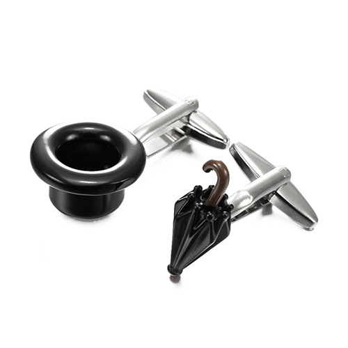 Painted Brass Cufflinks, picture 9 of 12