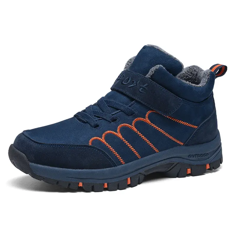 Outdoor Mountaineering Plush And Thickened Hiking Shoes