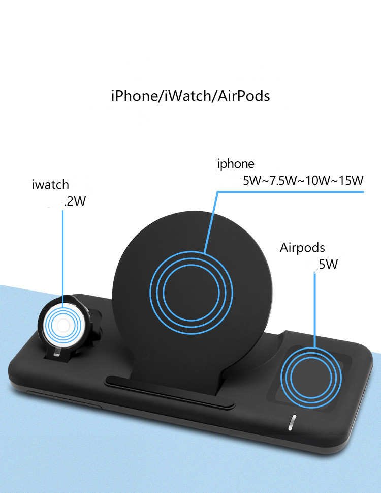 Watch Holder Magnetic Qi Three-in-one Wireless Charger - Image 5