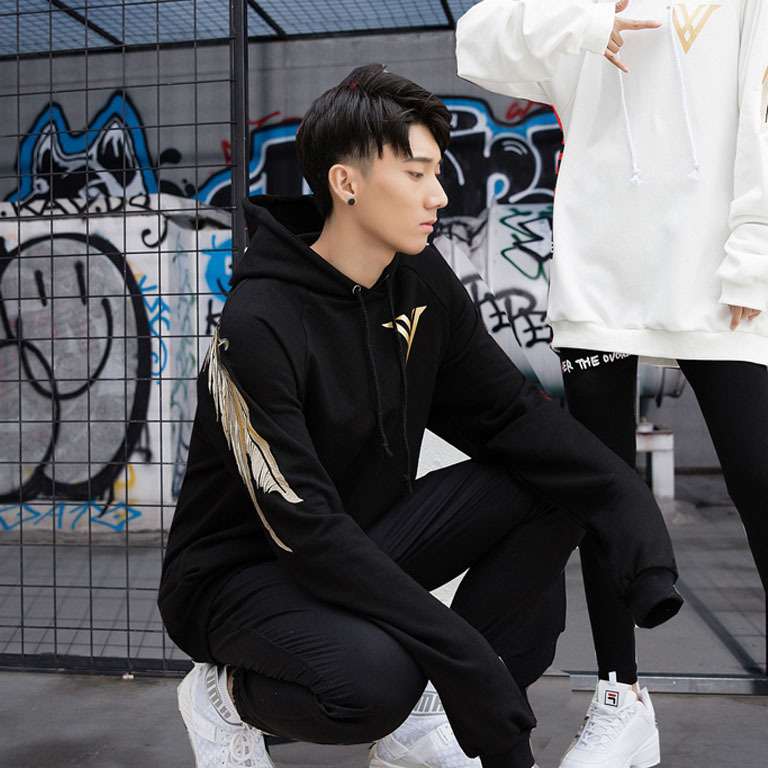 Back Angel Wing Hooded Sweater For Female Lovers