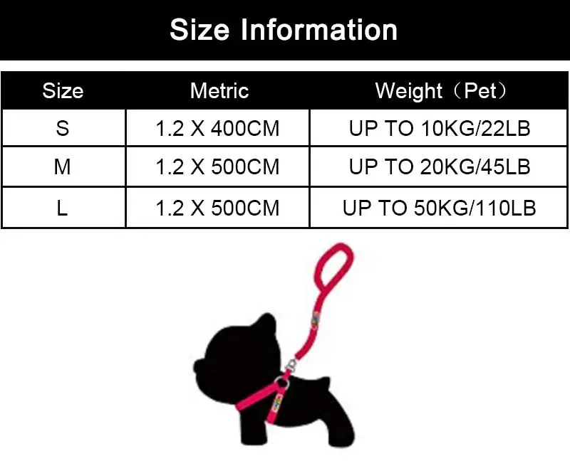 Dog Automatic Retractable Traction Rope Reflective Walking Rope
