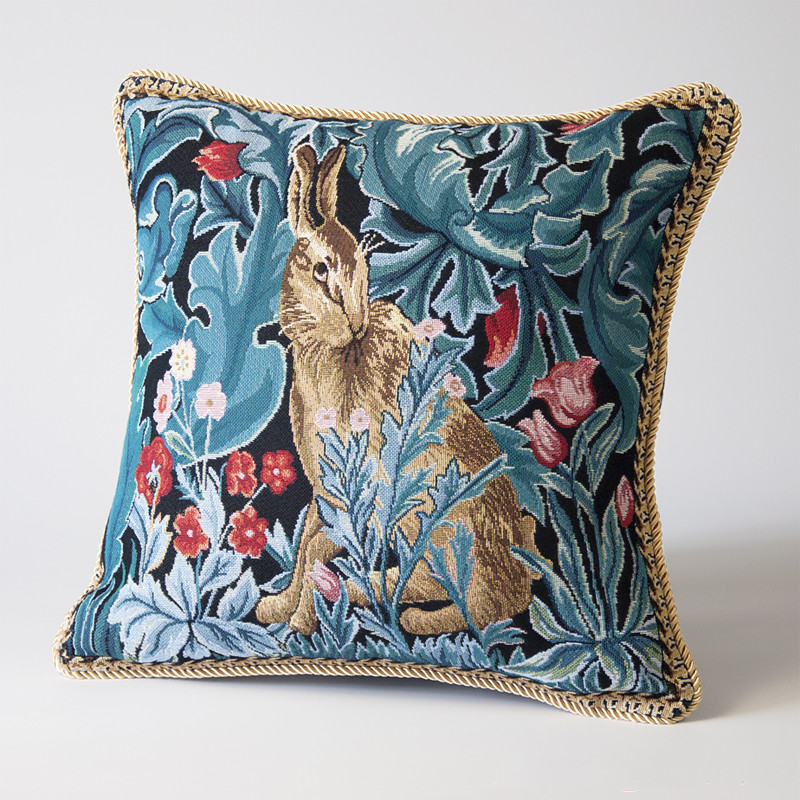 Pillow Gobelin Art Cushion Cover Jacquard