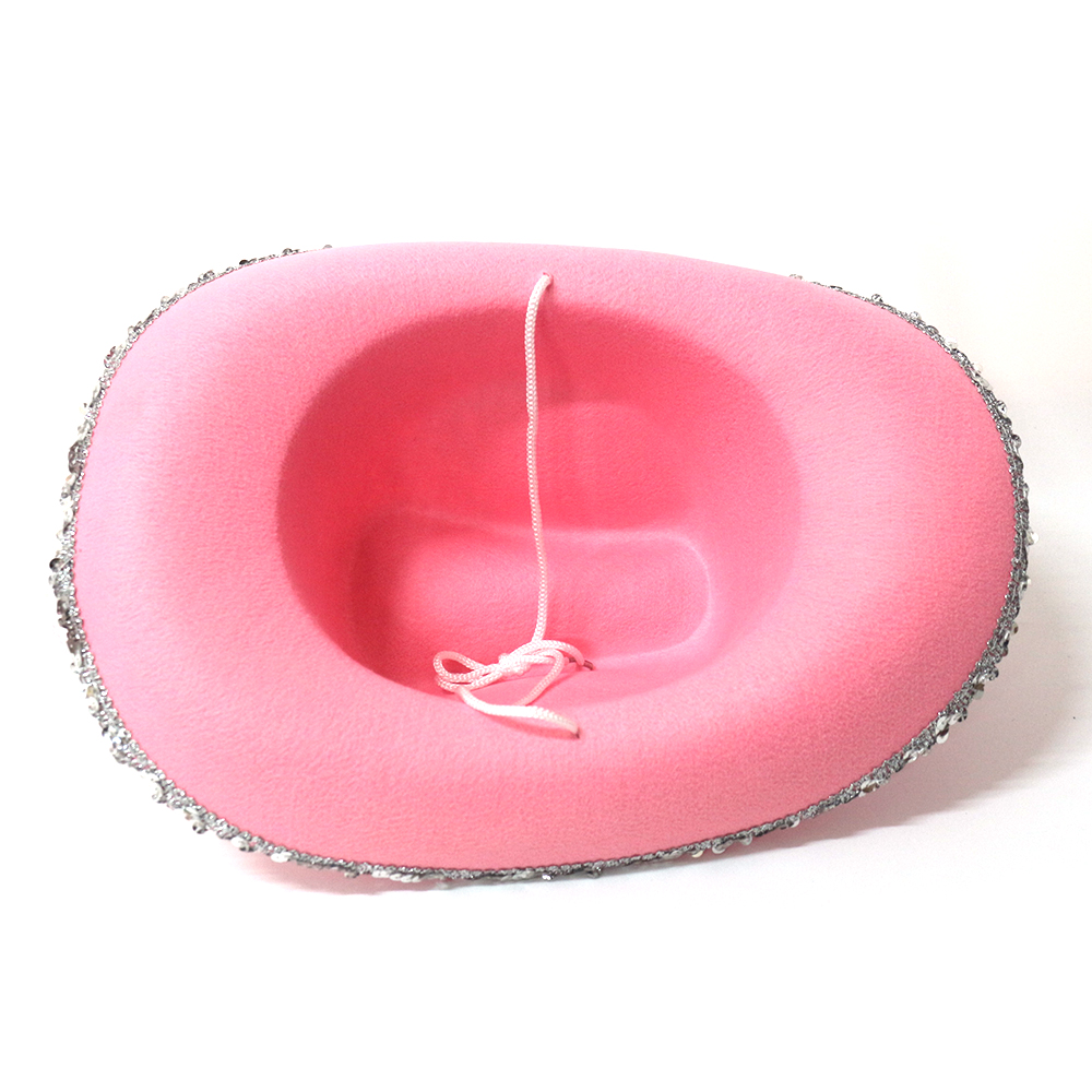 New Sequined Crown Cowboy Christmas Day Hat