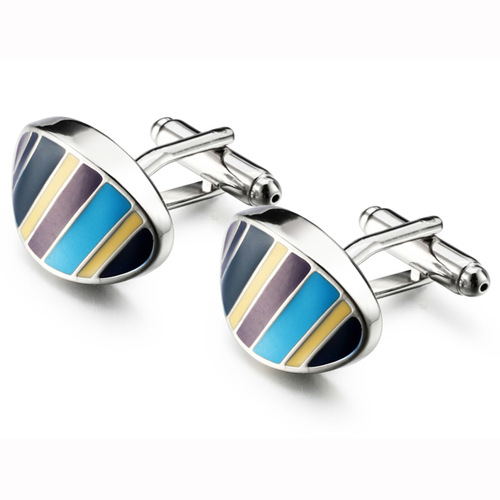 Painted Brass Cufflinks, picture 8 of 12