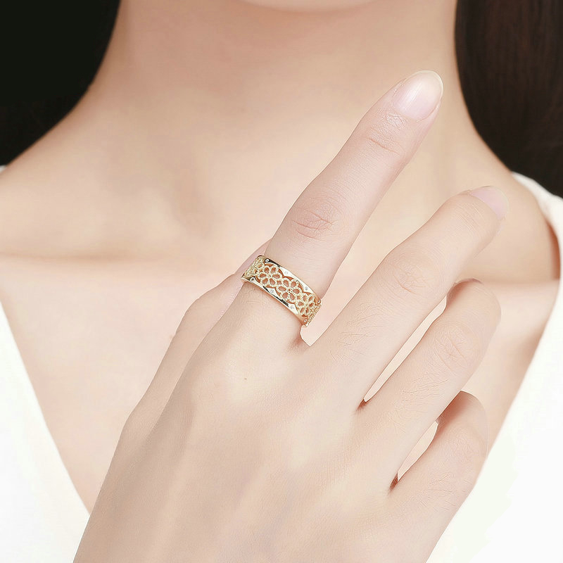 Lace Allures European And American Gold Ring