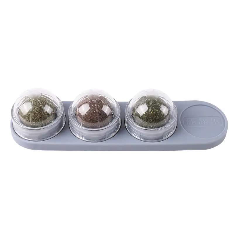 Cat's Molars, Cleaning Teeth, Biting And Digesting Mint Balls