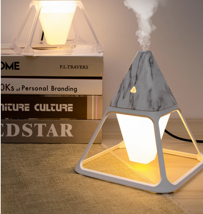 Desktop USB Dimming Night Light Volcano Spray Aromatherapy