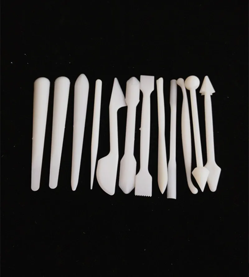 Fondant Cake Carving Group Set Cake Carving Knife Carving Pen - White