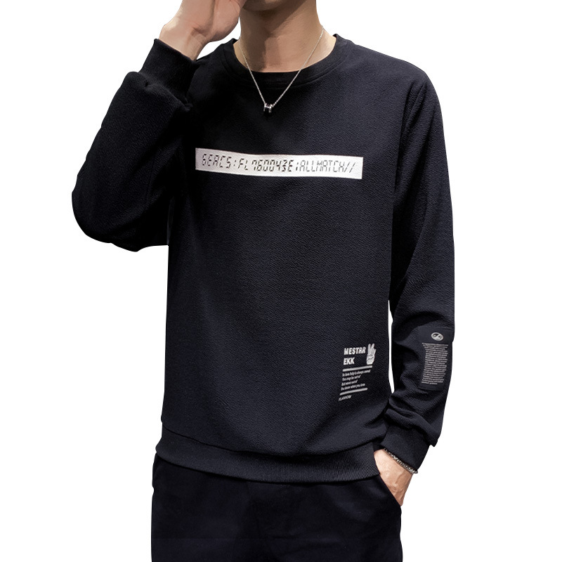 Loose Plus Size Men's Long-sleeved Sweater