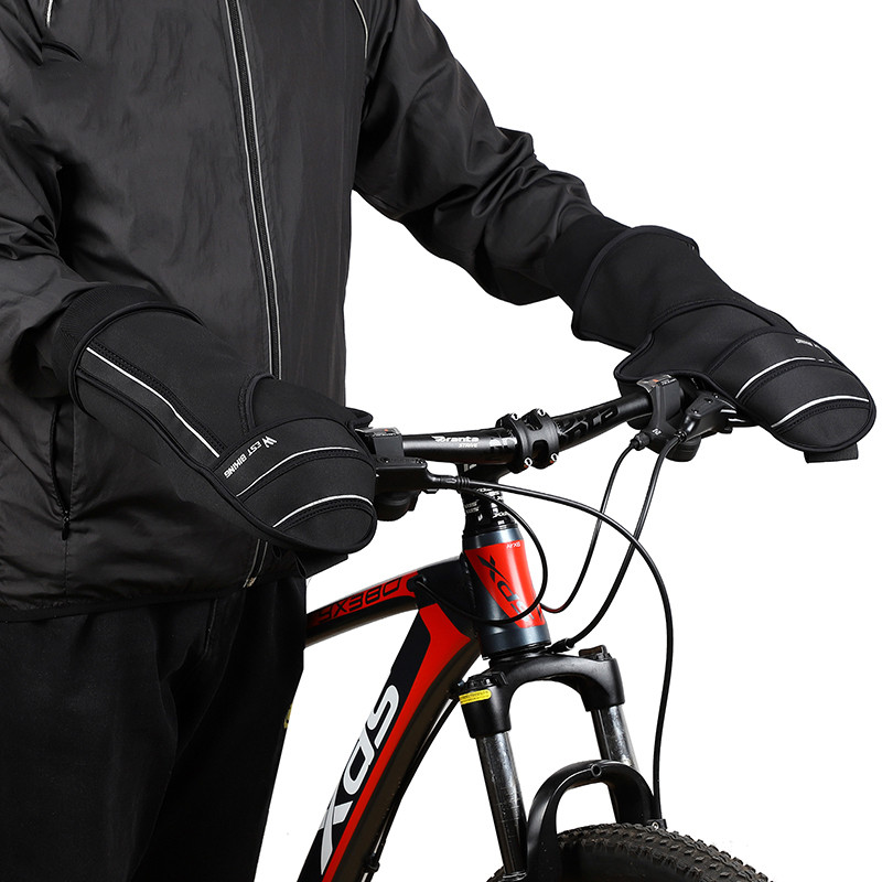 Bicycle Wind Proof Handle Cover Winter Warm Hand And Wind Proof Gloves