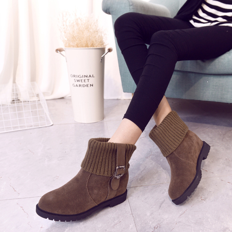 Short Tube Winter Shoes Women's Plush Inner High Boots Children's Short Boots