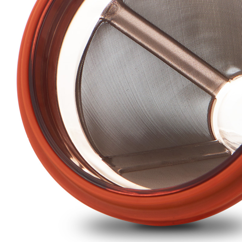 Stainless Steel Hanging Ear Follicle Pot Hand-Made Coffee Cup Glass Travel Mug