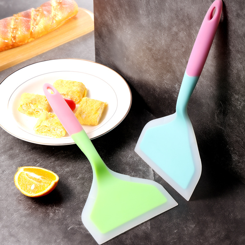 High Temperature Resistant Silicone Frying Spatula For Non-Stick Pan