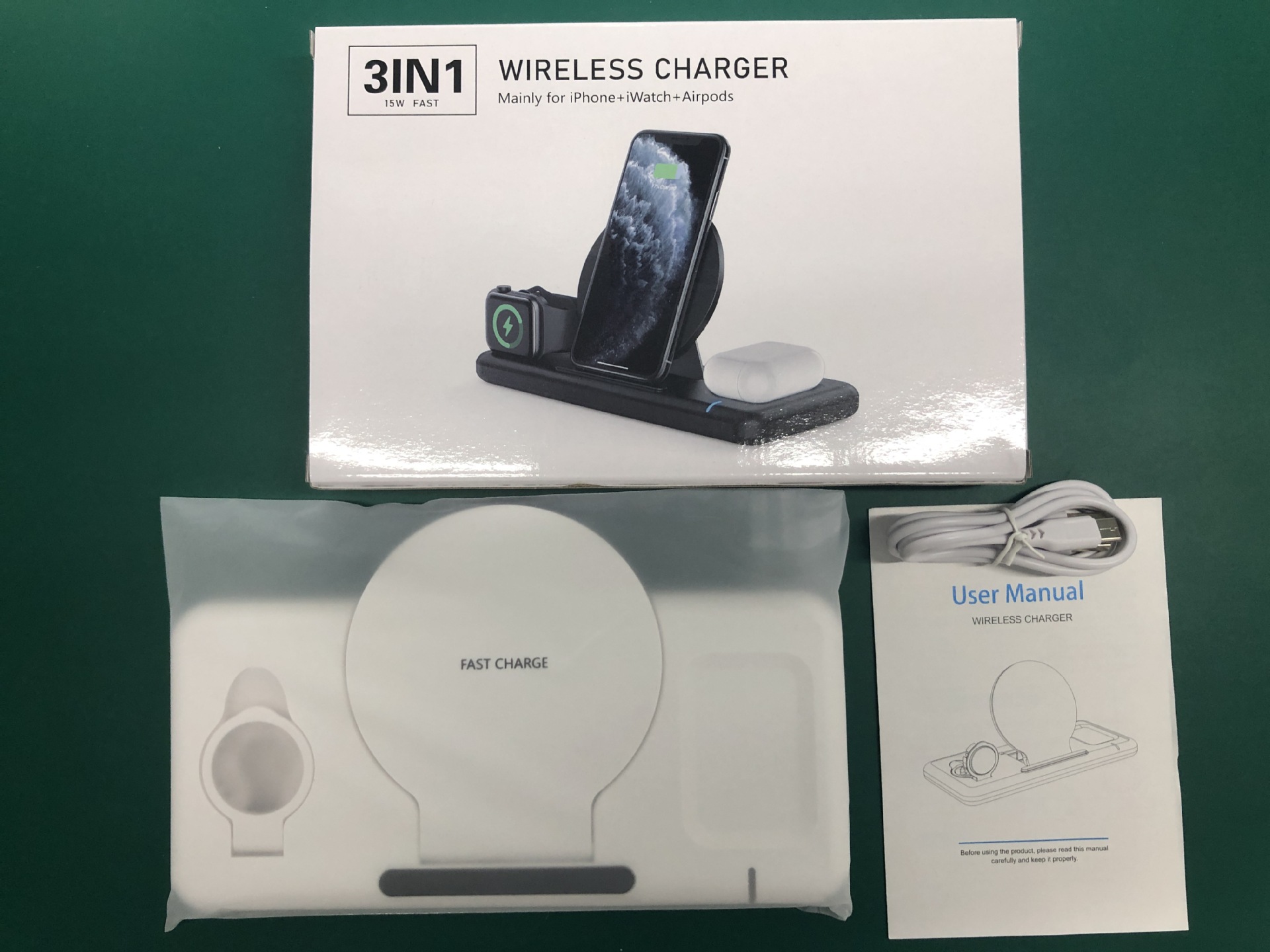 Watch Holder Magnetic Qi Three-in-one Wireless Charger - Image 7