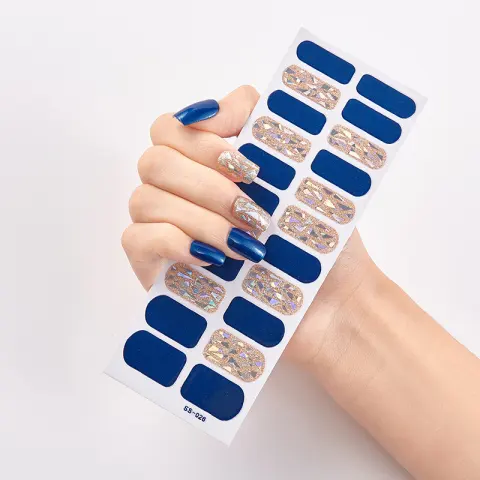 Waterproof Color Christmas Letter Nail Sticker Full