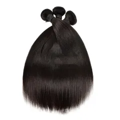 Human Hair Wigs Xu Chang Hair Wigs Natural Colour Hair Curtain - 14 Inches - View 1