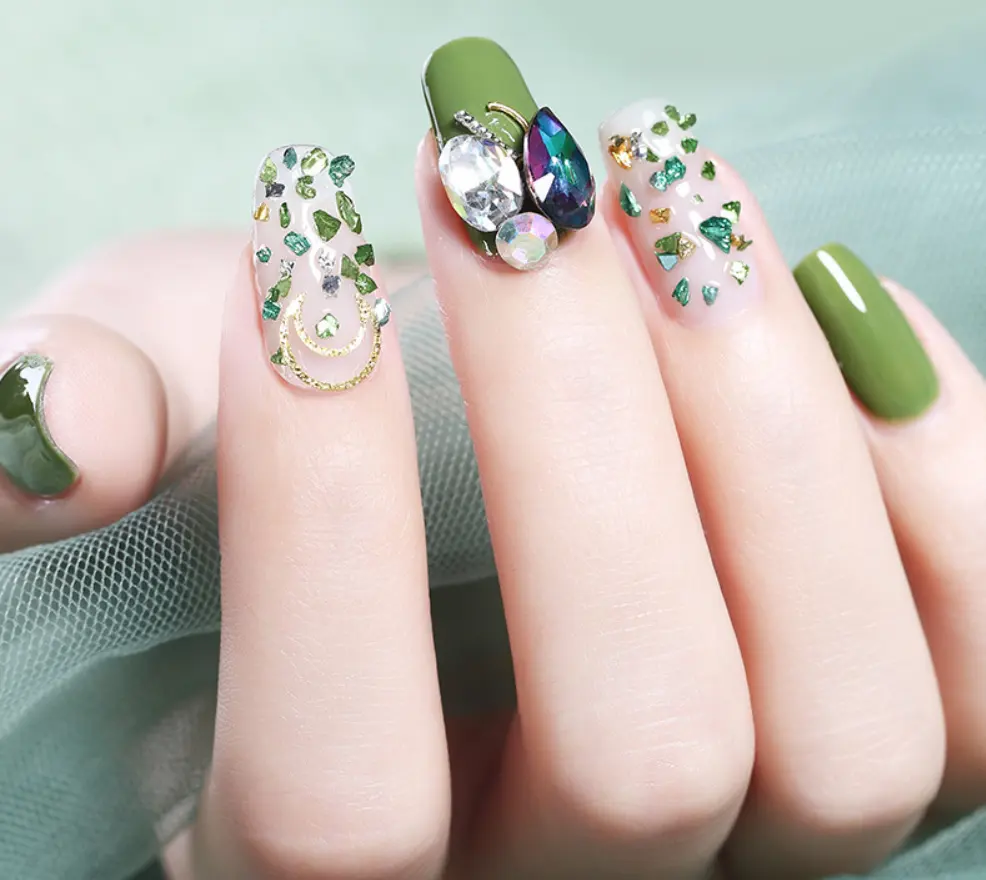New Nail Art Jewelry Diamond Rivet