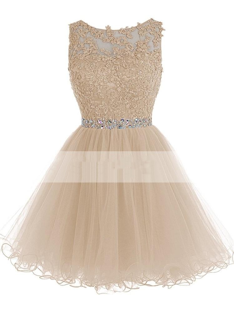 Short Double Shoulder Banquet Dress For Bridesmaid