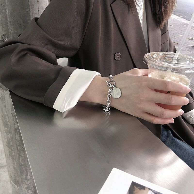 Titanium Steel Non-fading Hip-hopTrendy Personality Ins Bracelet