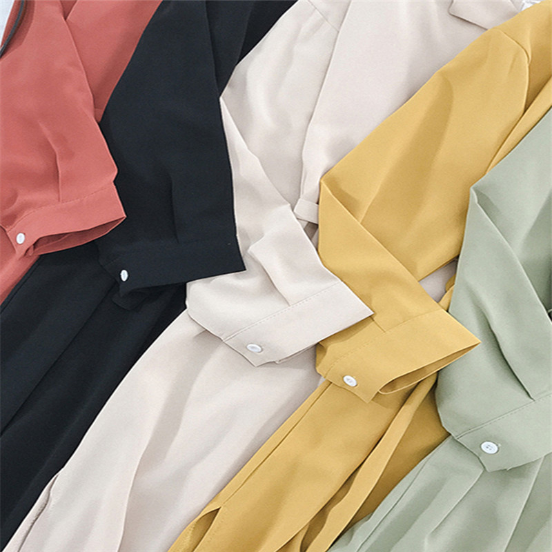 New Long Sleeve Chiffon Dress For Women In Autumn