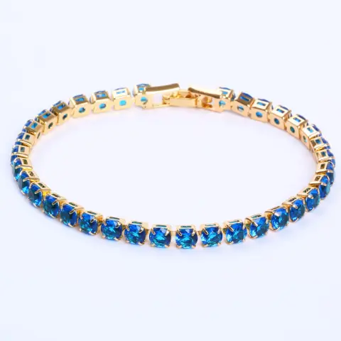 Cubic Zirconia Tennis Bracelets Iced Out Chain Crystal Bracelet