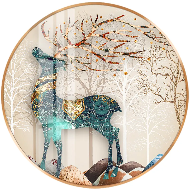 Handmade Diamond Painting Of Full Diamond Deer - Deer
