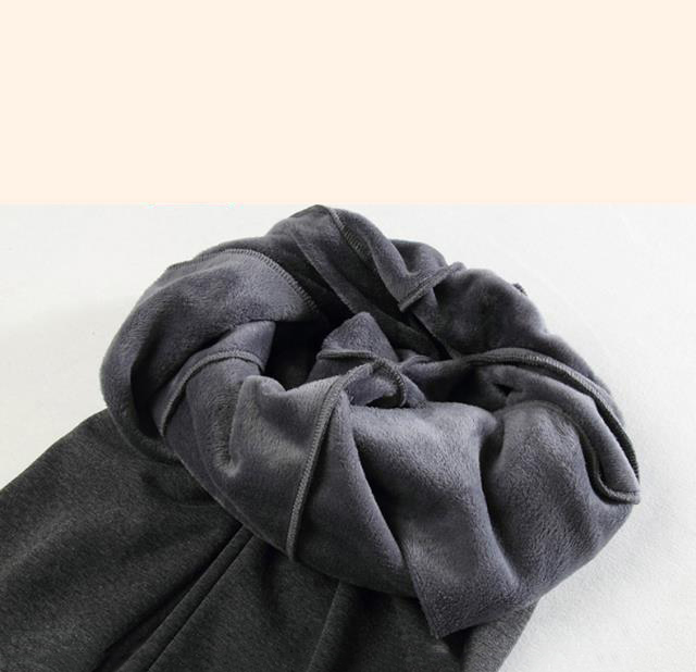 Fake Two-Piece Leggings Plus Velvet Padded Outer Skirt Pants
