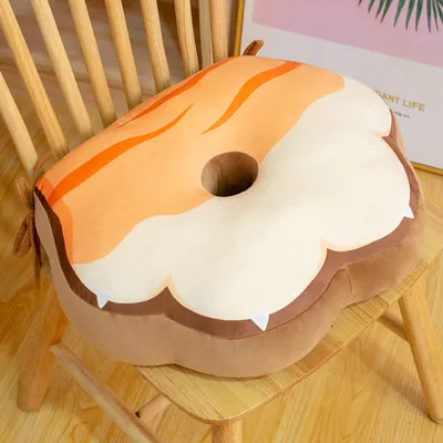 Cute Cat Paw Cushion Floor Office Chair Cushion - Orange