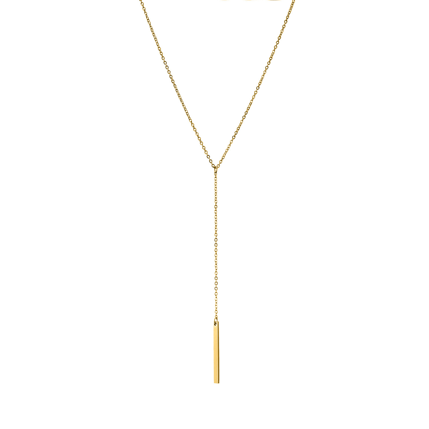 Fashion New Multi-Level Pendant Necklace Stainless Steel Gold-Plated Necklace