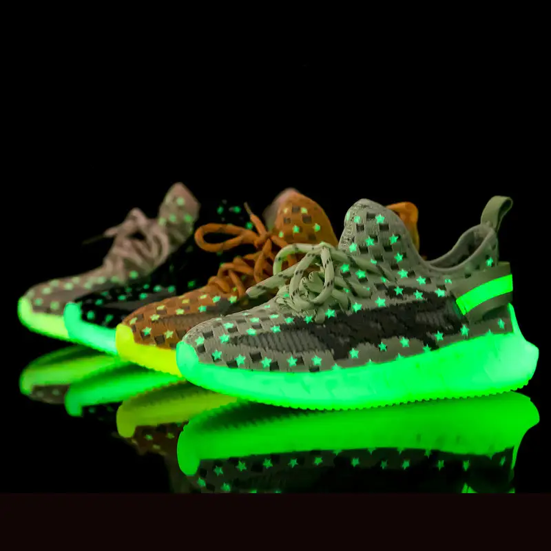 Flying Coconut Shoes Fashion Luminous Children's Sports Shoes