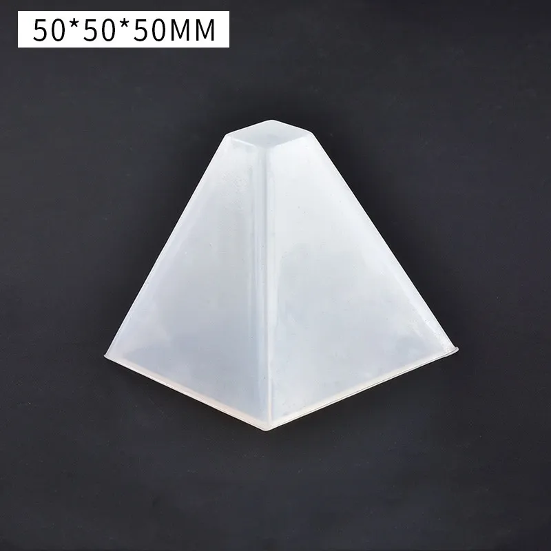 Crystal Gutta Percha DIY Material Gutta Percha Pyramid Silicone Mold - 1 Style