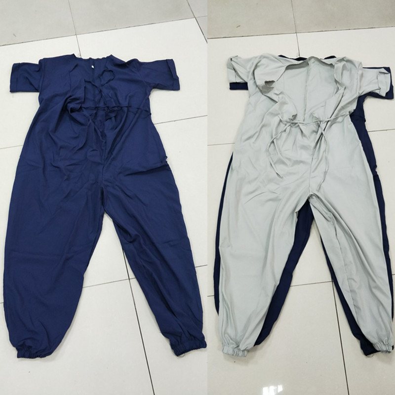 Ladies Casual Short Sleeve Deep V Loose Jumpsuit