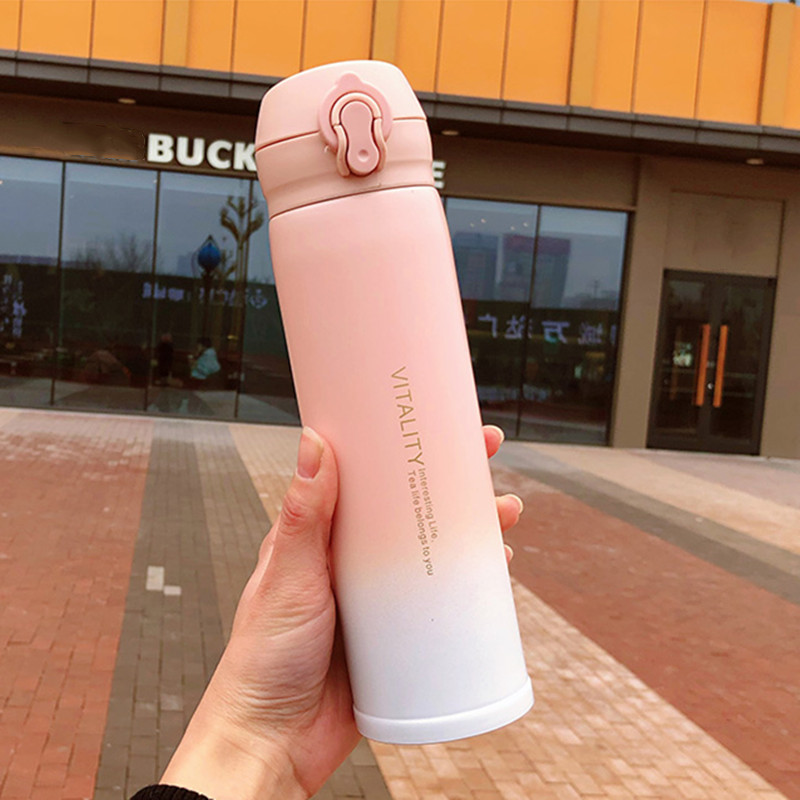 Korean Personality  Gradient Color Mug For Men And Women