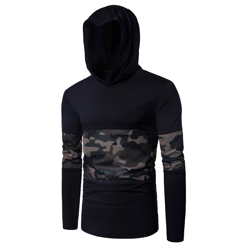 Hipster Hooded Assassin Long Sleeve T-Shirt