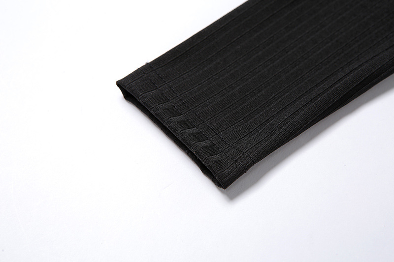 Women's Suit Navel T-Shirt High Waist Split Skirt Suit