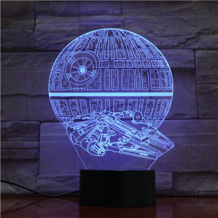 Night Light Colorful Remote Control LED Home Decoration Star 1 - Shop at LoveMi