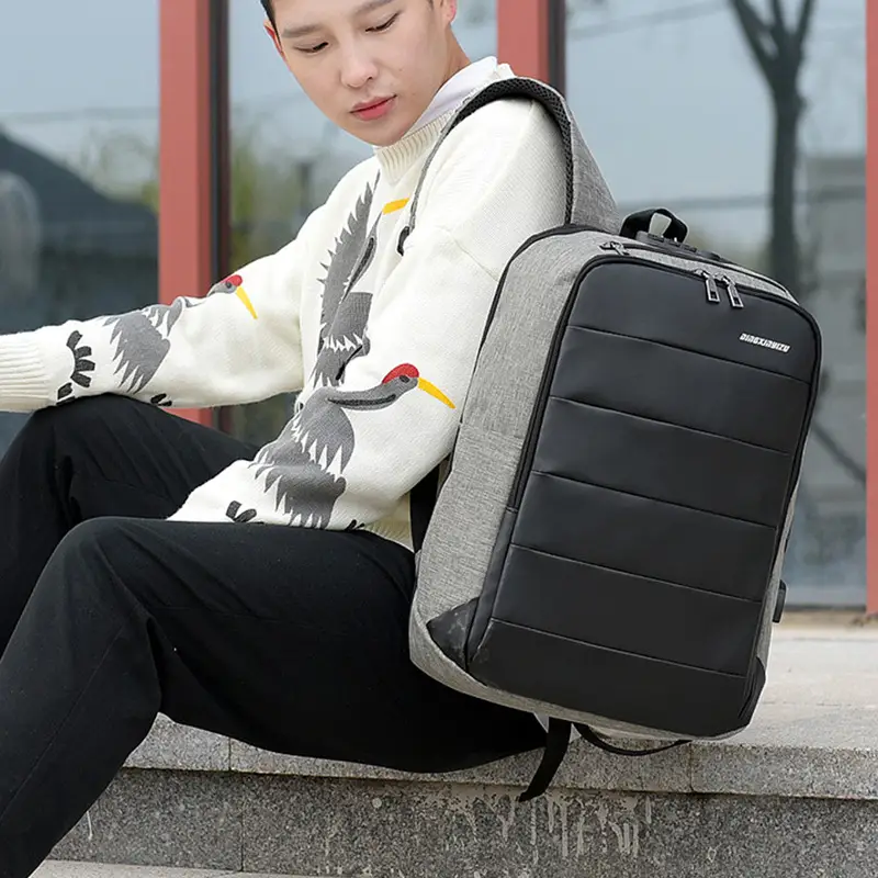 Multifunctional Men's Nylon Business Backpack