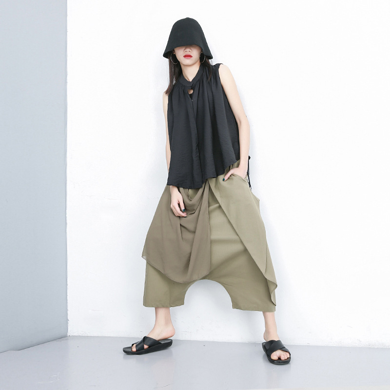 Irregular Design Personality Casual Pants