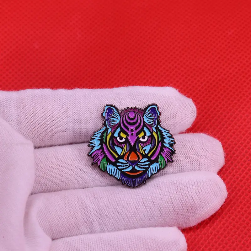 Mysterious Tiger Head European And American Art Brooch
