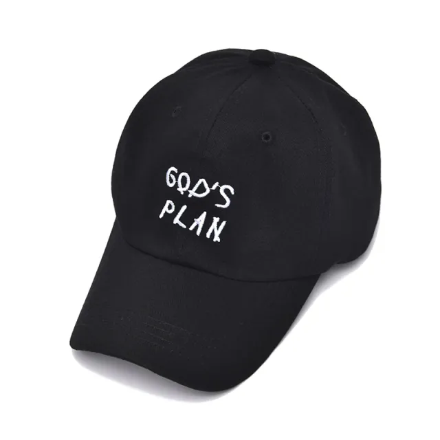Fashion Simple Solid Color Letter Embroidery Baseball Cap Black - Shop at LoveMi