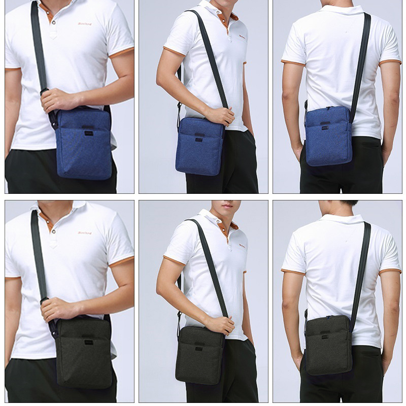 Men's casual cross bag retro canvas shoulder bag