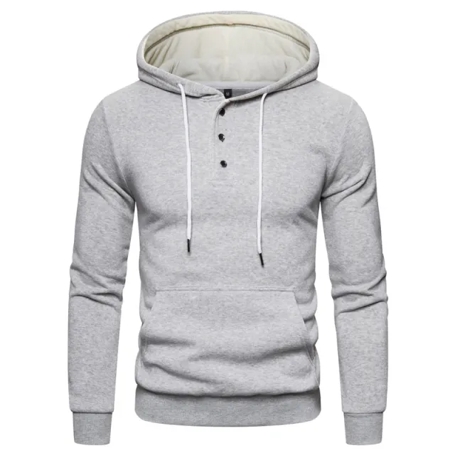 European Size Quality Cotton Plush Casual Sweater Grey - Shop at LoveMi