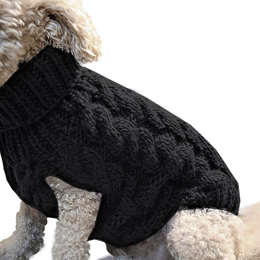 Small And Medium Sized Dog Knitwear Dog Super Cute Clothing Black - Shop at LoveMi