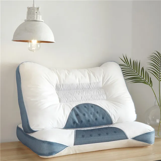 Health Care Pillow Neck Pillow Five Star Hotel Pillow Light Blue - Shop at LoveMi