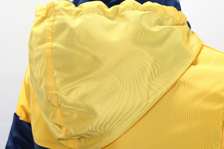 Patchwork Hooded Slim Men's Waterproof Suit Sunscreen Jacket