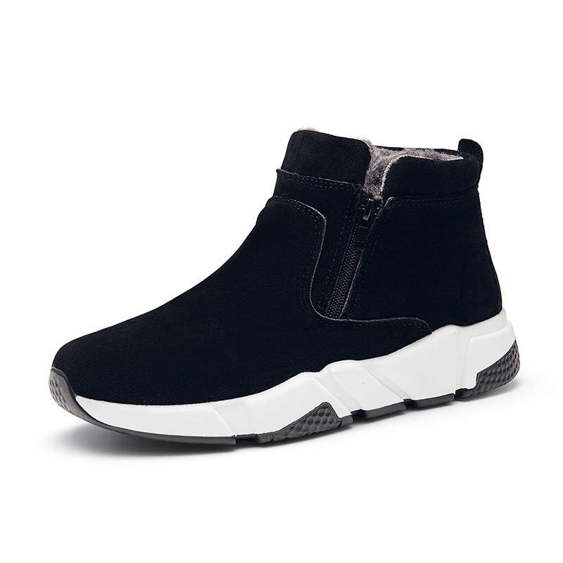 Men's Korean Student Warm High-top Casual Shoes