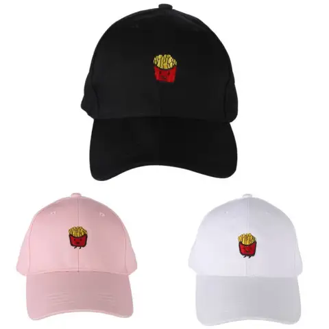French Fries with Embroidered Cap