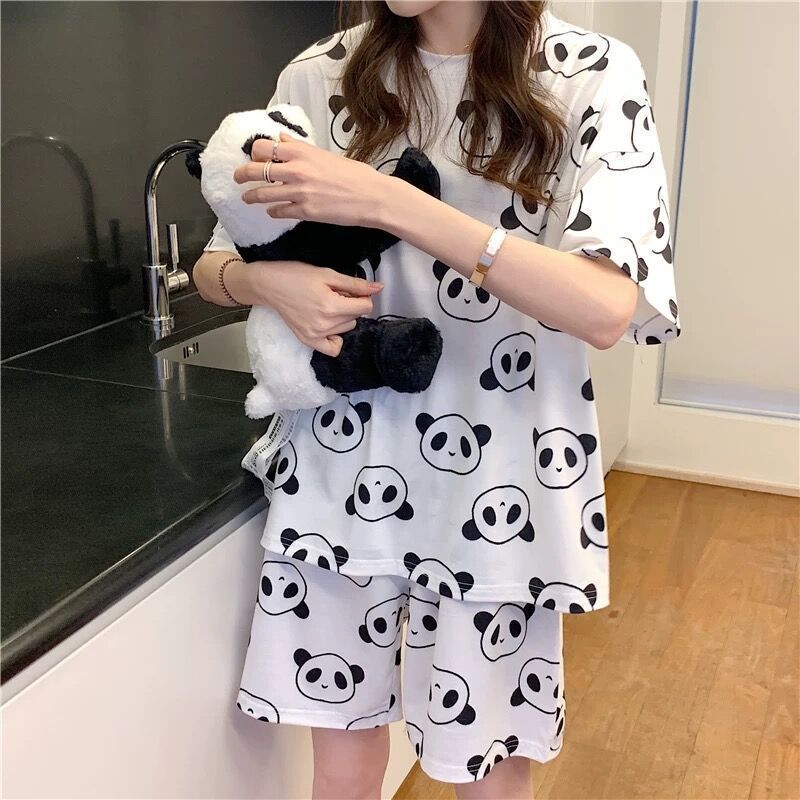 Summer Loose Can Wear Korean Version Home Suit